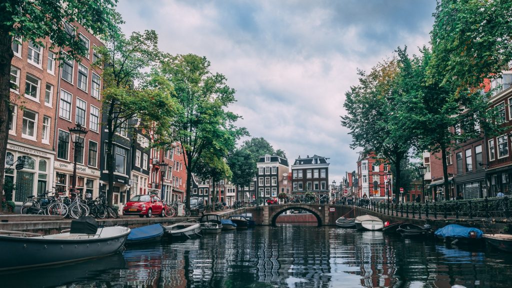 Amsterdam canal view