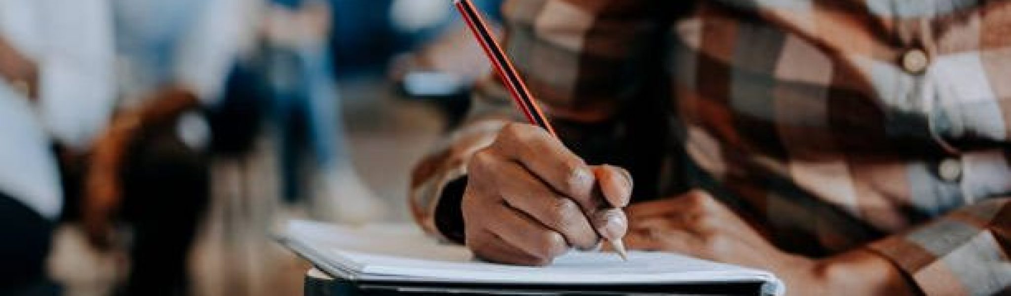 Adult writing in the classroom